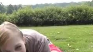 Fucked in a Park and Creampied